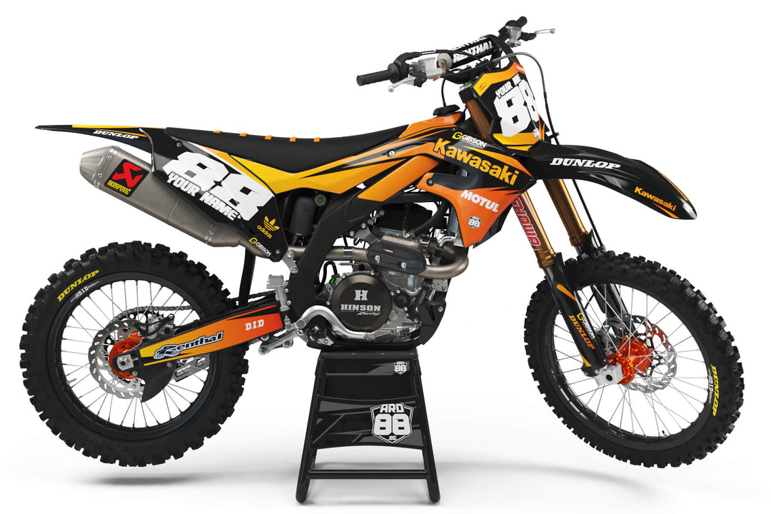 Kawasaki Orange and Black Pro