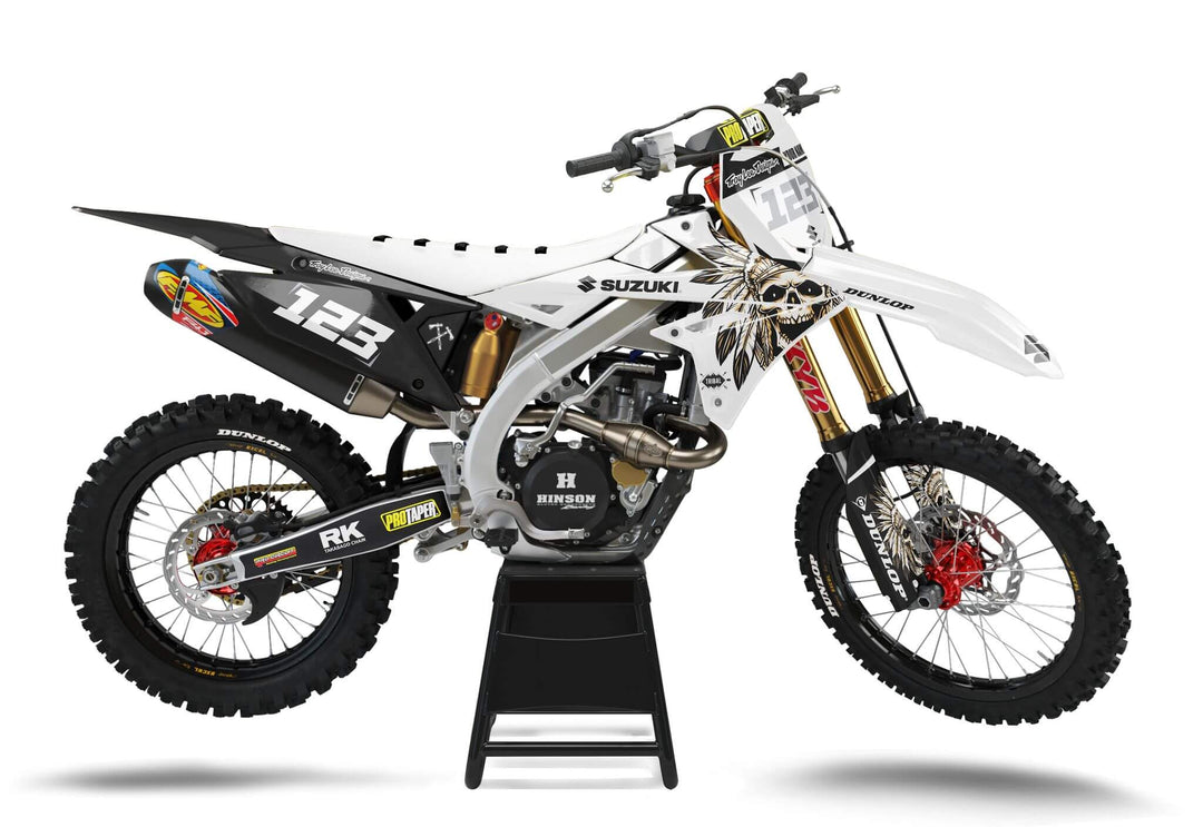 Suzuki RM-Z Tribal Skull